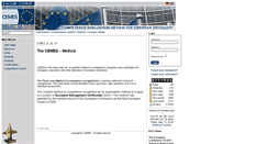 Desktop Screenshot of cemes.eu