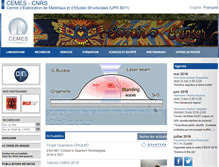Tablet Screenshot of cemes.fr